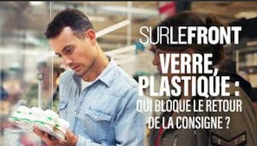 Film Sur le front vert plastique